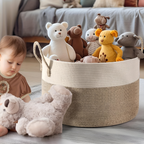 Gewebter Aufbewahrungskorb XL – Wäsche- und Spielzeug-Organizer