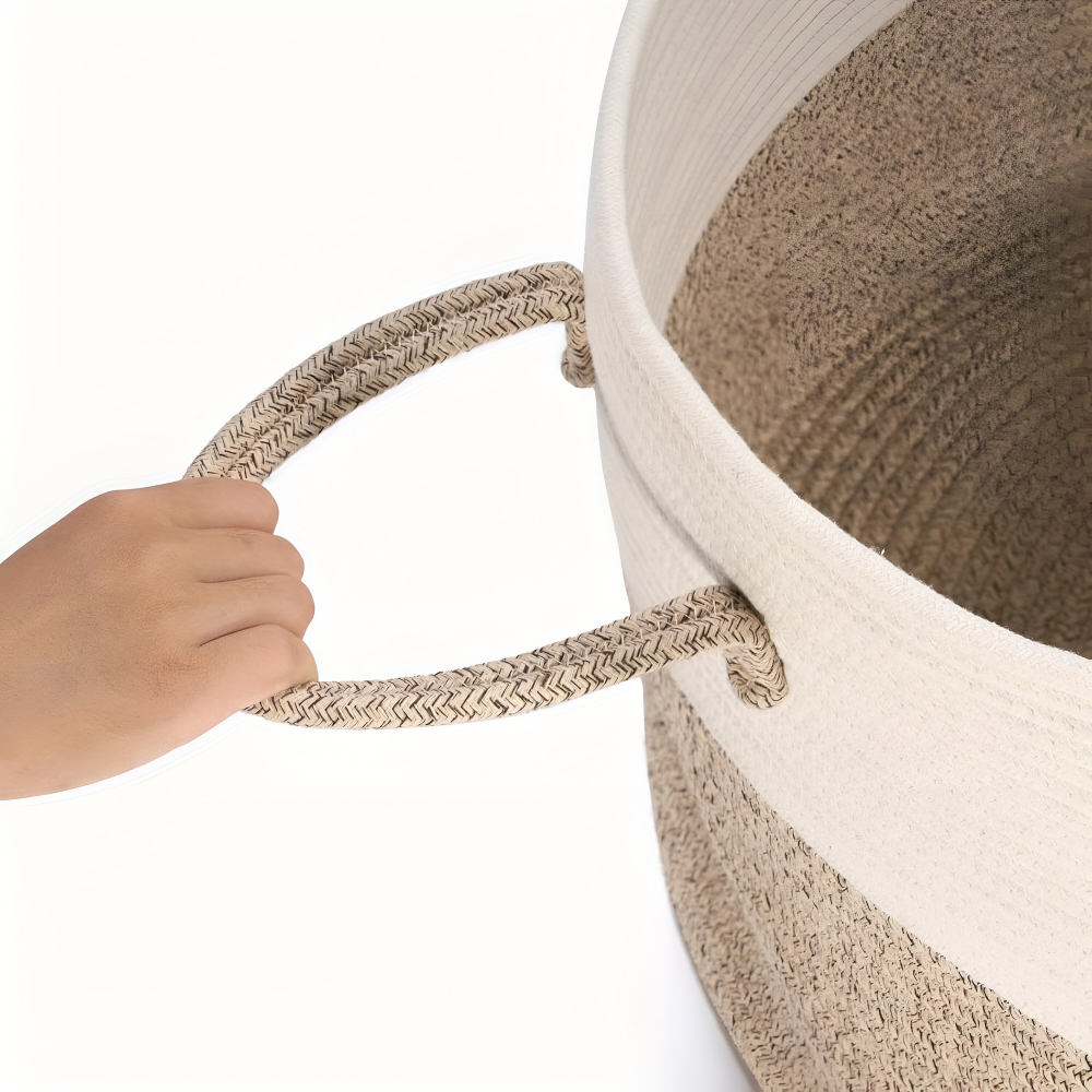 Gewebter Aufbewahrungskorb XL – Wäsche- und Spielzeug-Organizer