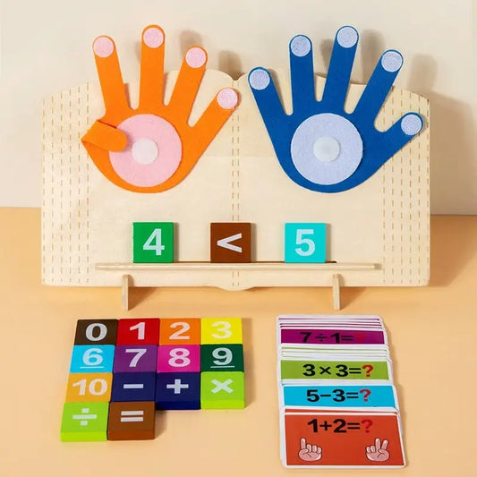 Zählblöcke mit Spielhänden — Montessori-Lernspaß fürs Zahlenlernen Mivoza Deutschland