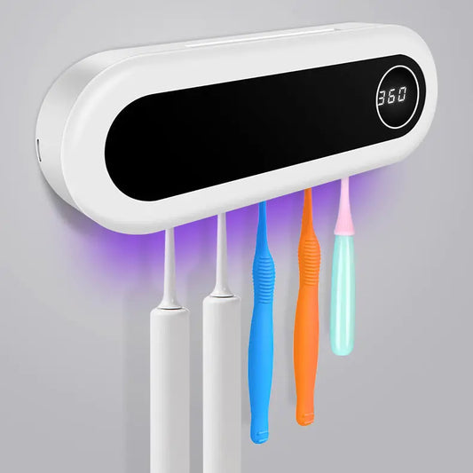 Zahnbürstenhalter mit UV-Licht-Sterilisation für hygienische Badezimmer Mivoza Deutschland