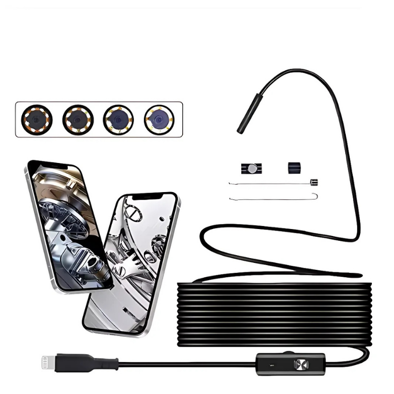 USB-Inspektionskamera mit LED-Licht – Verborgene Bereiche Sehen