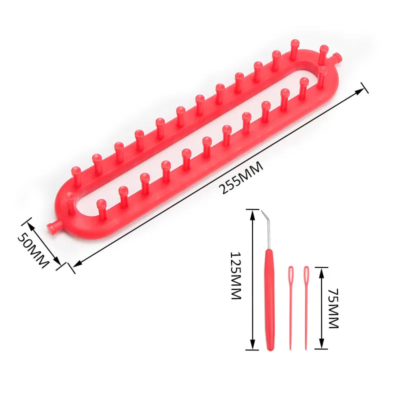 Strickrahmen ohne Nadeln – Einfaches tragbares Handarbeiten