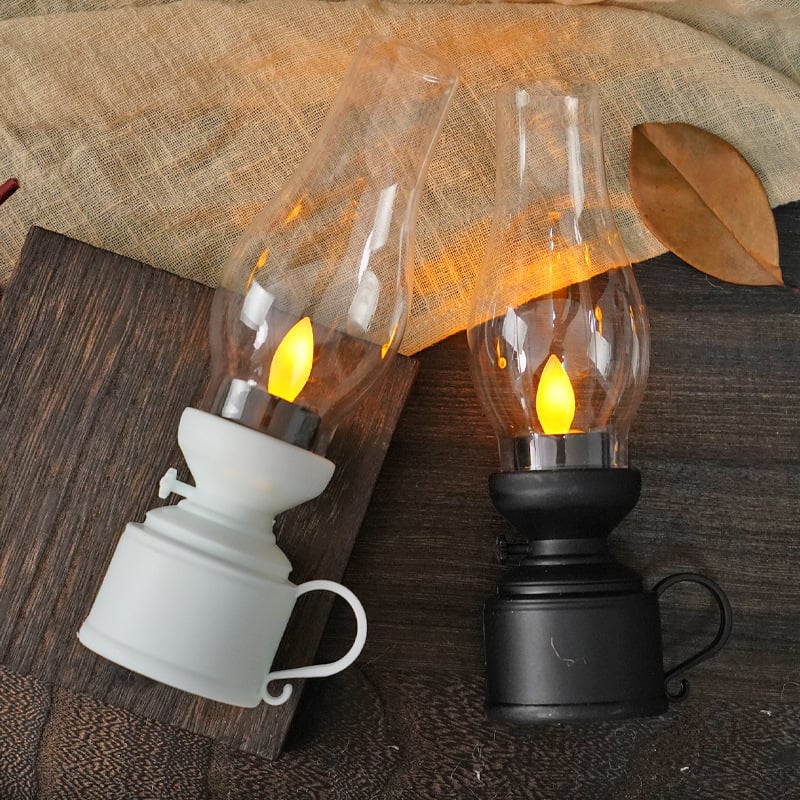 LED Vintage Petroleum-Stil Schwingkerzenlampe