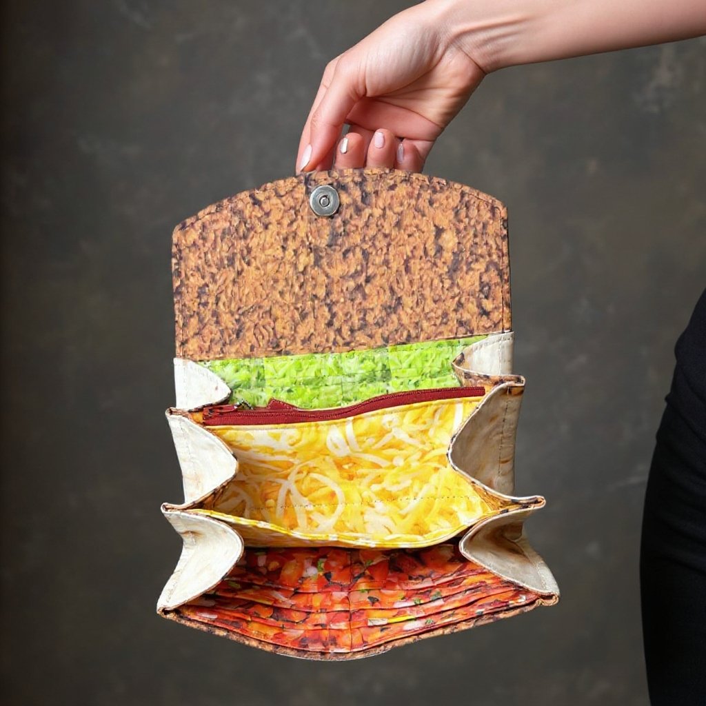 Burrito-Geldbörse mit Magnetverschluss – Organisierte Aufbewahrung