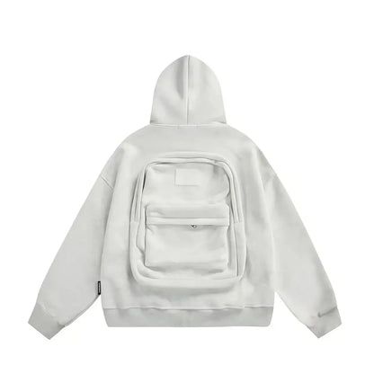 Reise-Hoodie mit Rucksack — Spart Platz & Zusatzkosten beim Fliegen Mivoza Deutschland