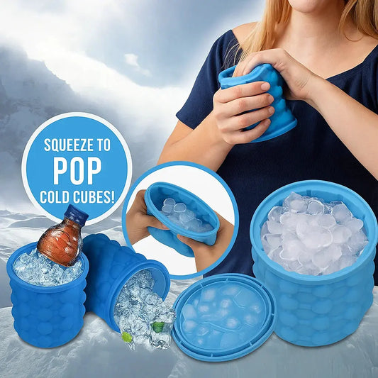 Platzsparender Eiswürfelbehälter mit Deckel Mivoza Deutschland