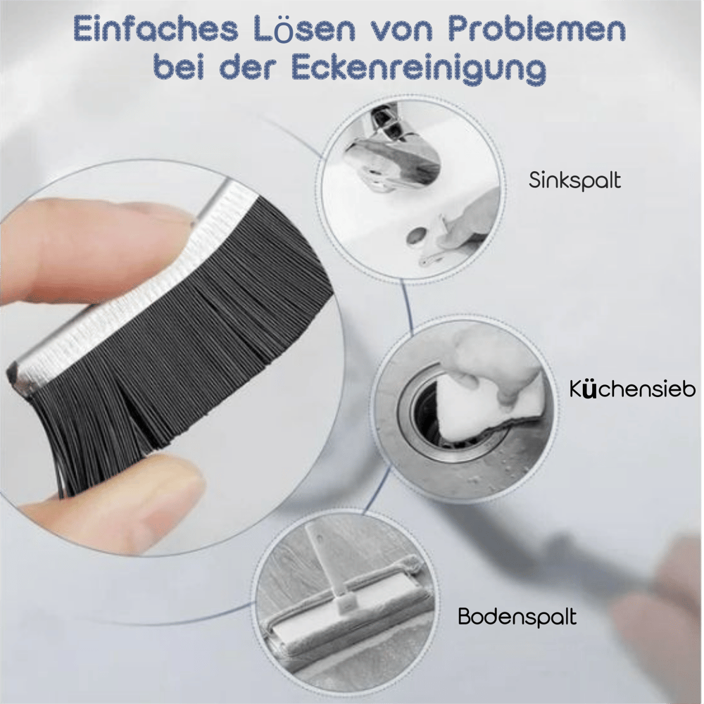1+1 Gratis | Eckenreinigungsbürste – Kraftvolle Reinigung für Spalten mit Hartborsten Mivoza Deutschland