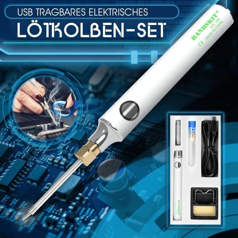 USB-Elektrischer Lötkolben – Tragbares Set mit Temperaturregelung Mivoza Deutschland
