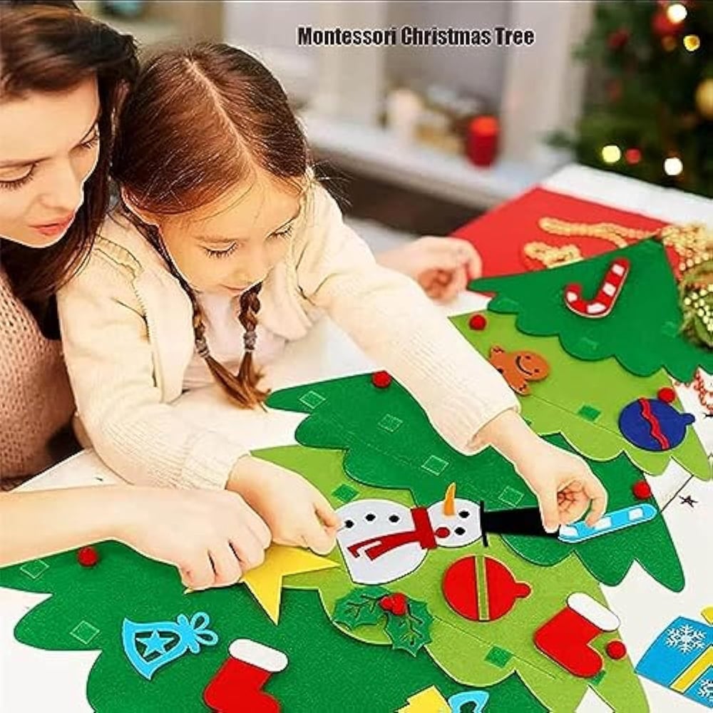 🎄Everized Interactive Felt Christmas Tree for Kids🎄 Mivoza Deutschland
