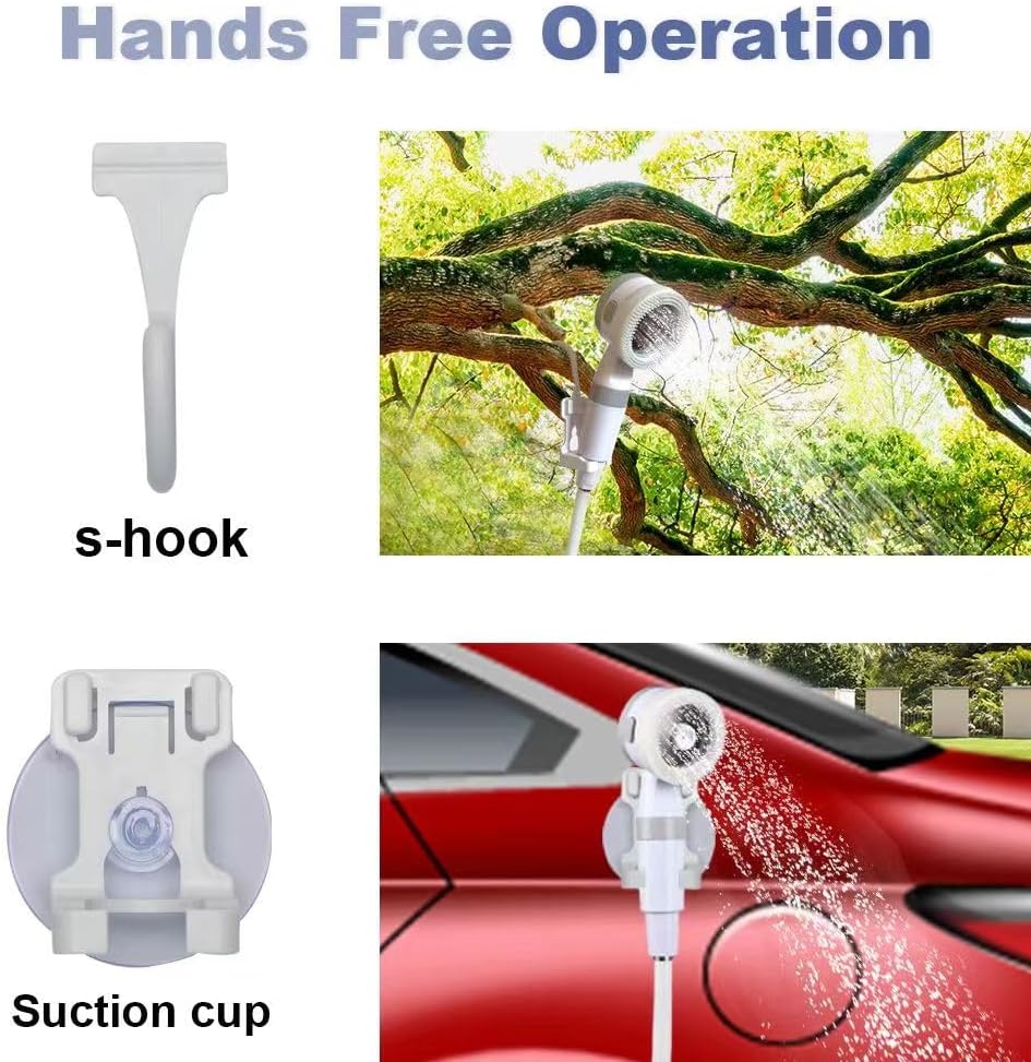 Tragbare Outdoor-Dusche mit Akku