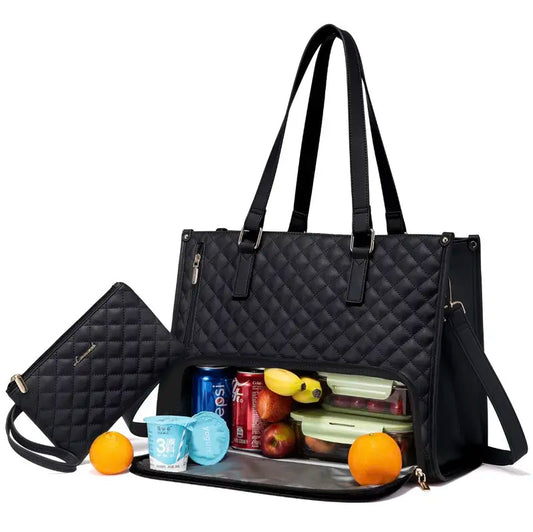 2-in-1 Elegante Tasche mit Isoliertem Lebensmittel-Fach Mivoza Deutschland