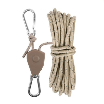 1+1 GRATIS | Winddichtes Outdoor-Seil – 5 m Reflektierendes Nylon mit Karabiner Mivoza Deutschland