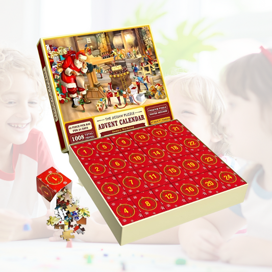 Puzzler'sCountdown™ Nie wieder langweilige Momente beim Warten auf Weihnachten!