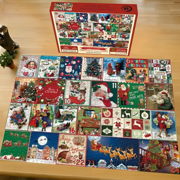 Puzzler'sCountdown™ Nie wieder langweilige Momente beim Warten auf Weihnachten!