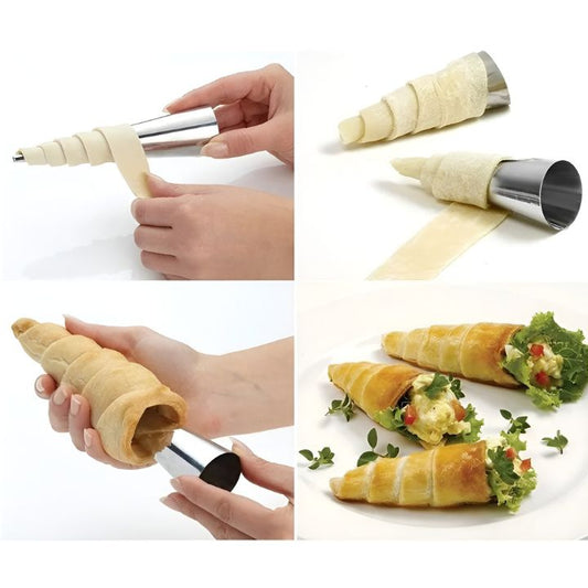 CannoliTreats™ Meisterhaftes Cannoli-Form-Set für Zuhause!