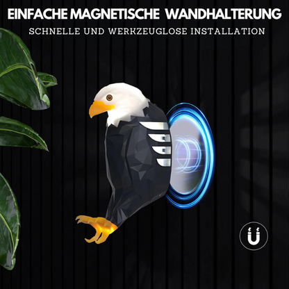 Magnetische Adler-Wandleuchte