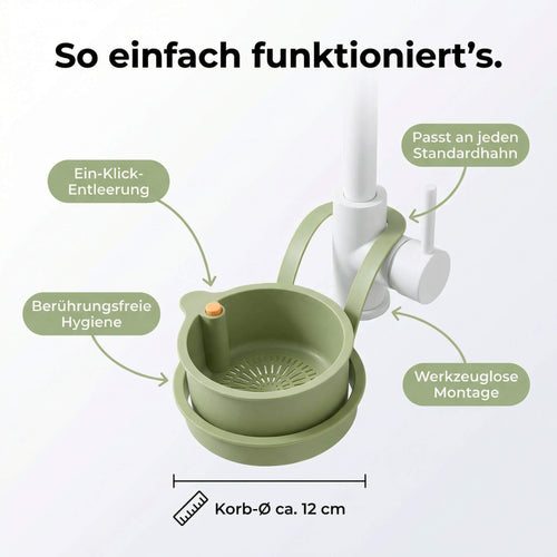 Abtropfkorb zum Aufhängen – Sauberes Abgießen ohne Kleckern