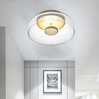 LED-Deckenleuchte aus Glas