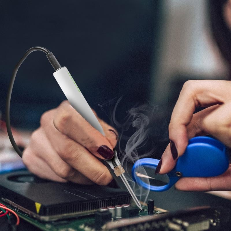 USB-Elektrischer Lötkolben – Tragbares Set mit Temperaturregelung Mivoza Deutschland