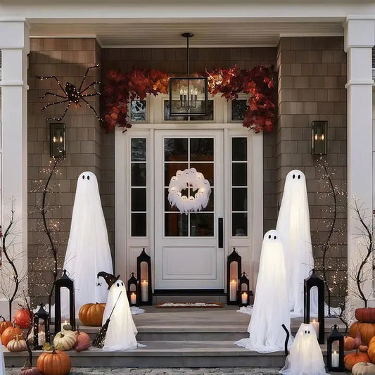 Lit Ghosts Wreath Mivoza Deutschland