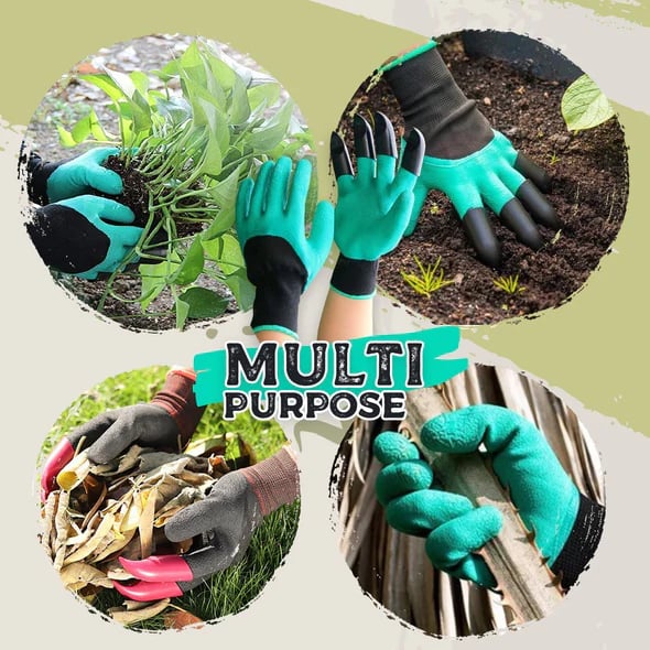 1 Paar Gartenhandschuhe mit Krallen – Pflanzen ohne Werkzeug Mivoza Deutschland