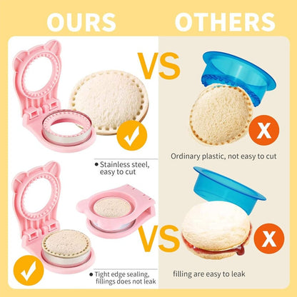 Sandwich-Ausstecher mit Versiegelung – Kinderfreundliches DIY-Set aus Edelstahl Mivoza Deutschland