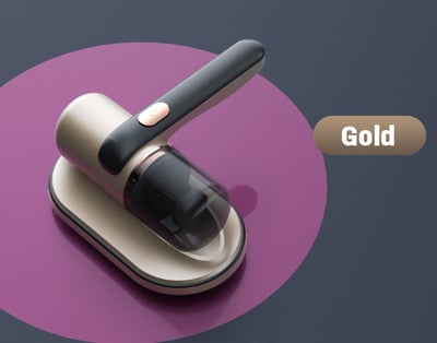 Handstaubsauger für Textilien – Entfernt Milben aus Bett & Sofa