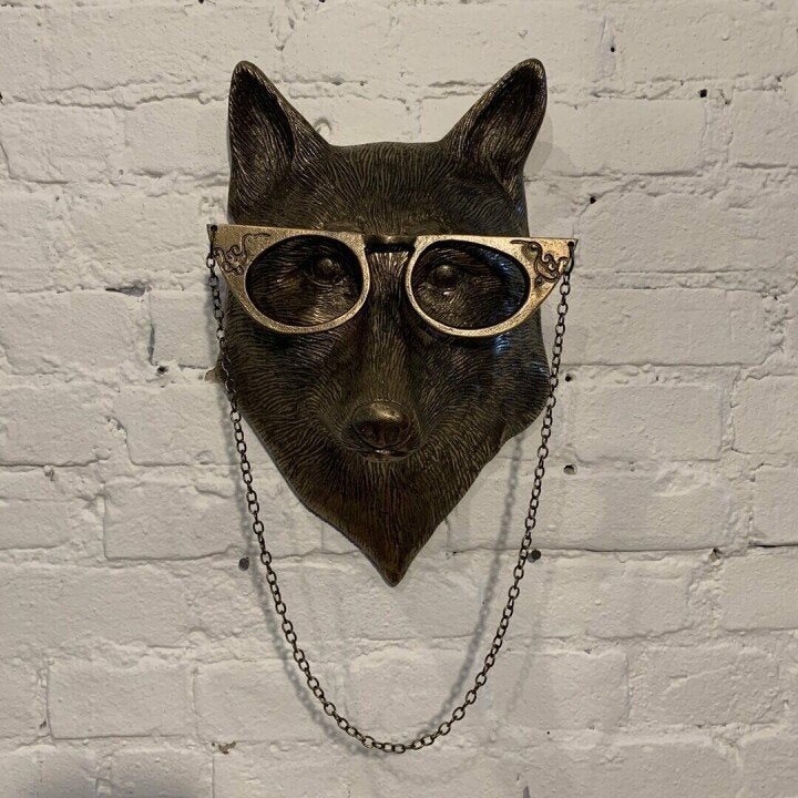 Tierkopf Wanddekoration