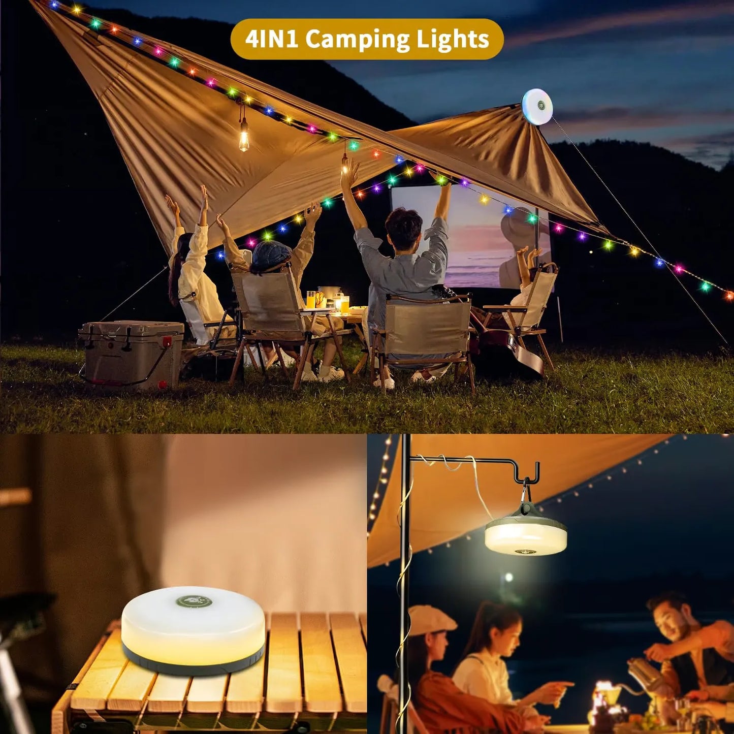 Camping Lichterkette