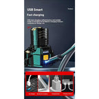 LED-Stirnlampe mit Zoom-Fokus – USB-C aufladbar