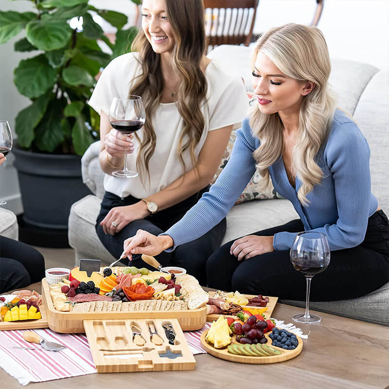 CheeseBoard™ Holz-Käsebrett Satz