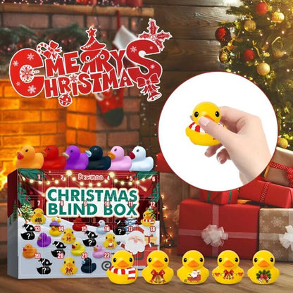 ChristmasDuck™ Weihnachts-Gummientchen-Adventskalender (24er Satz)