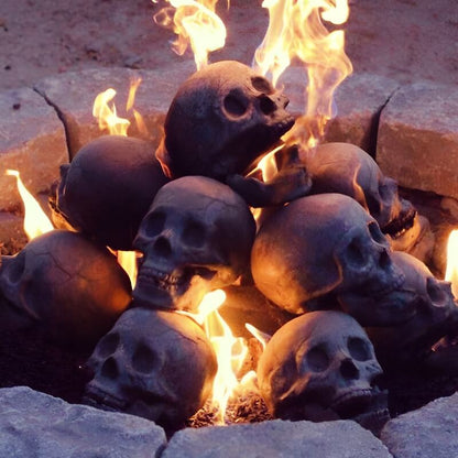 1+2 Gratis | SkullFlame™ Feuerfeste Tragbare Schädel-Skulptur