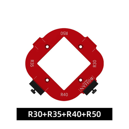 4-in-1 Aluminium-Positionierschablone für Holzarbeiten