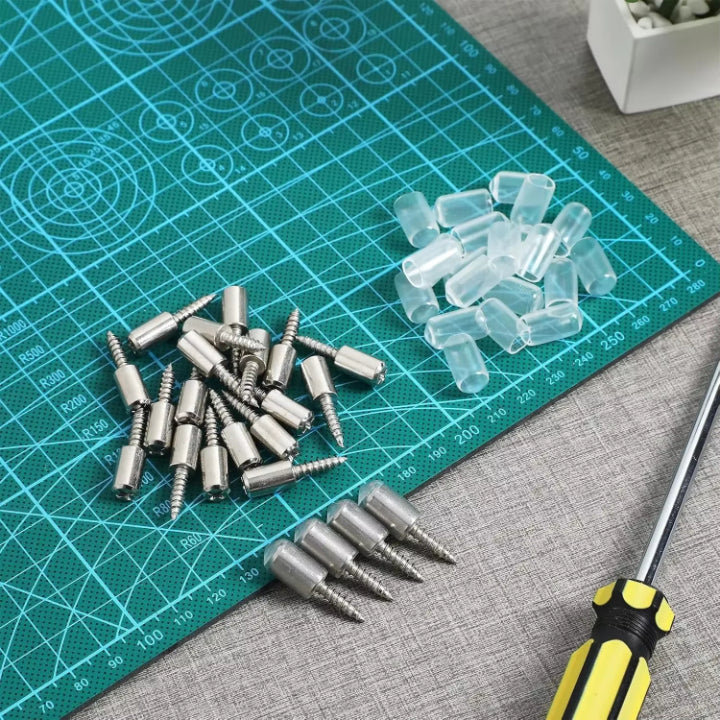 40 Stück selbstschneidende Regalstützen