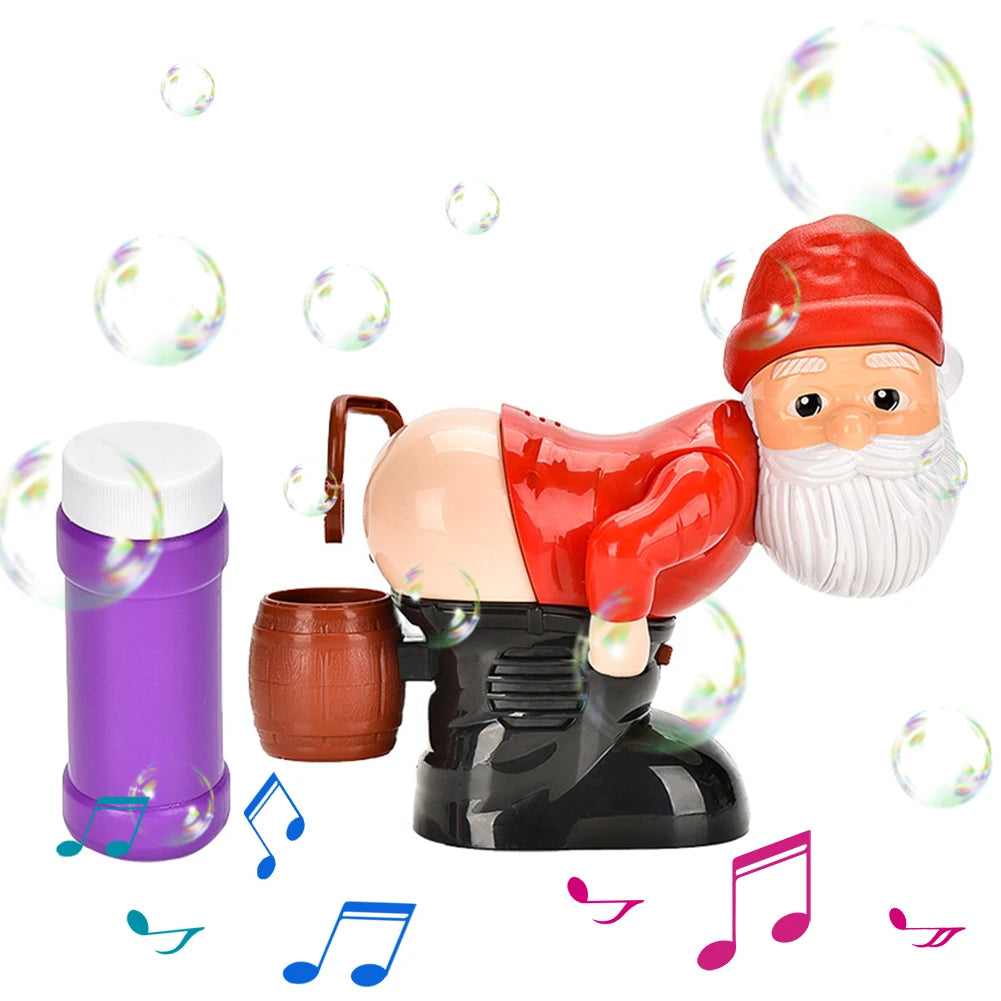 Weihnachtliche Santa-Bubble-Maschine