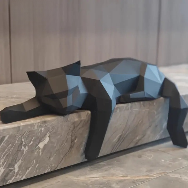 Moderne Katzenfigur