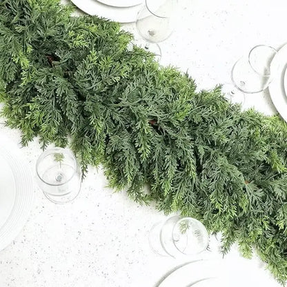 ⛄2025 Christmas Artificial Cypress Leaf Vine Wreath🎄 Mivoza Deutschland