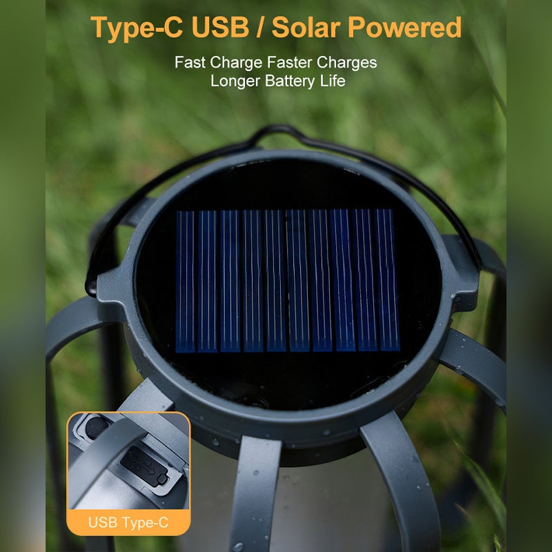 🌞2025 Summer Sale🔥Solar Lantern Outdoor Light with 4 Modes Mivoza Deutschland