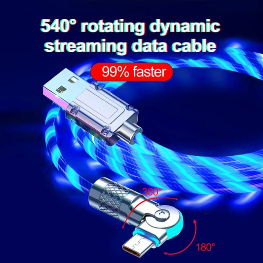 ⚡540° Rotating Streamer Data Cable Mivoza Deutschland
