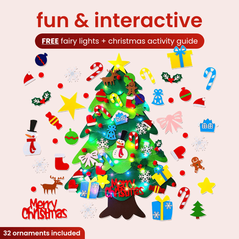 🎄Everized Interactive Felt Christmas Tree for Kids🎄 Mivoza Deutschland