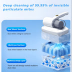 Handstaubsauger für Textilien – Entfernt Milben aus Bett & Sofa