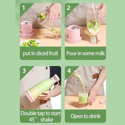 Tragbarer Mixer-Flasche – Frische Smoothies überall genießen