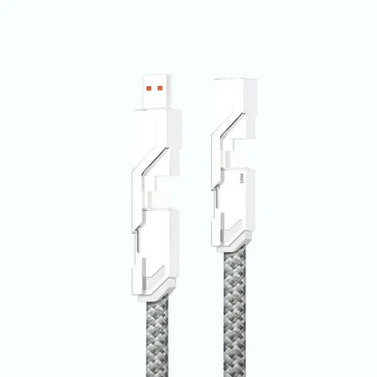 4-in-1 Mehrgeräte-Ladekabel — Schnellladung mit Anti-Verhedder-Design Mivoza Deutschland