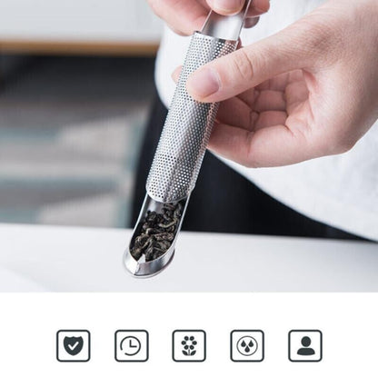 4+1 Gratis | Teesieb aus Edelstahl – Feines Filtersieb für losen Tee und Kräuter Mivoza Deutschland