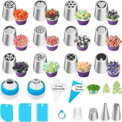 Blumen-Spritzdüsen-Set – Mühelose Tortendekoration Mivoza Deutschland