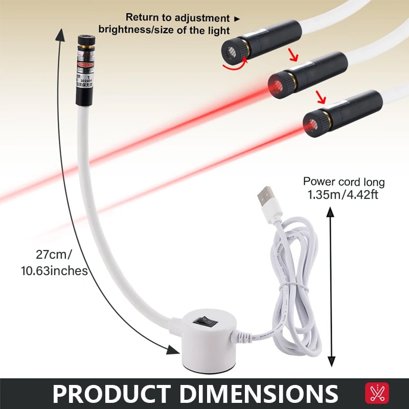 Laser-Nähhilfe – Perfekt gerade Nähte