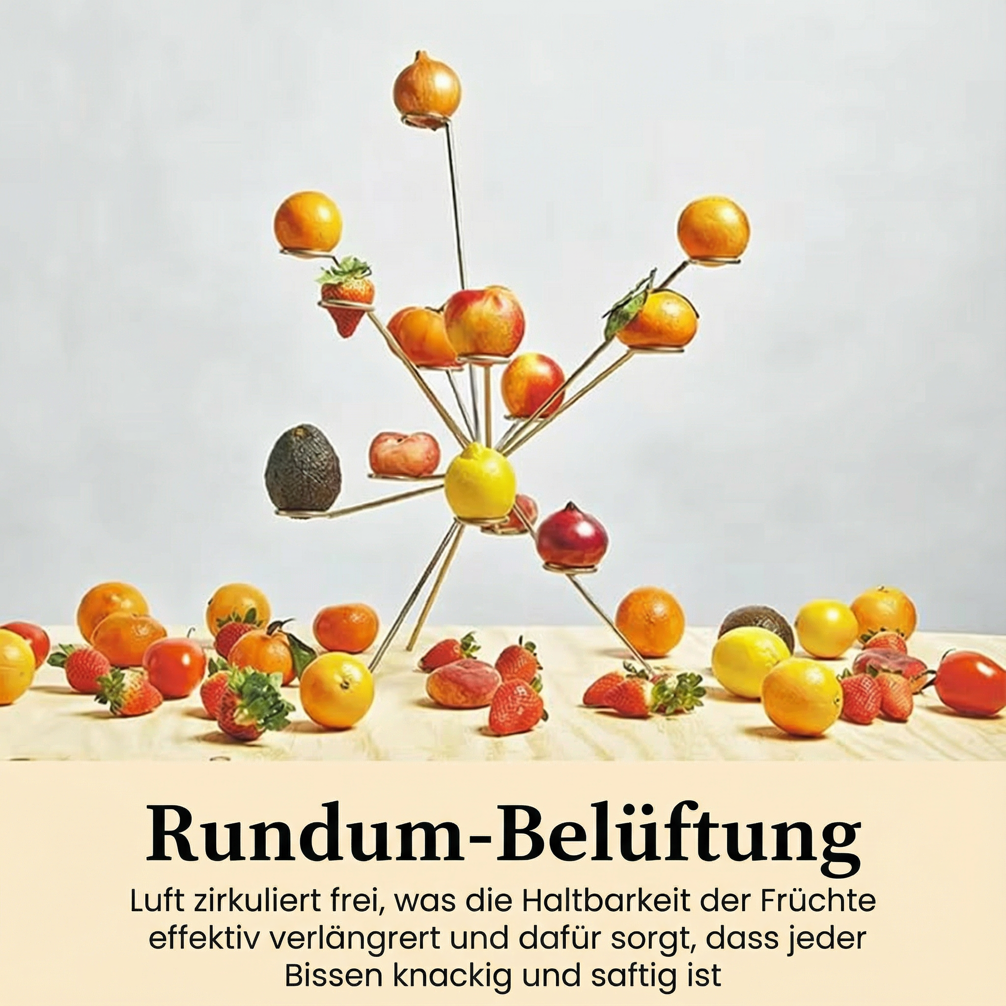 Moderner Obstständer