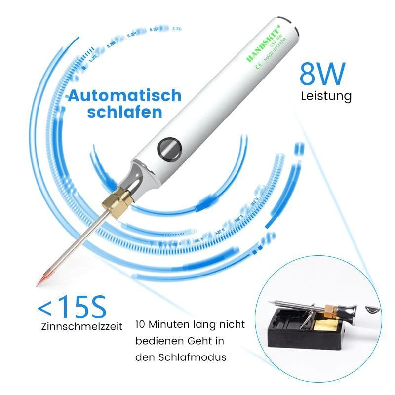 USB-Elektrischer Lötkolben – Tragbares Set mit Temperaturregelung Mivoza Deutschland