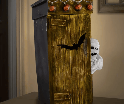 Animierte Mumien-Toilette – Lustige sensoraktivierte Halloween-Dekoration Mivoza Deutschland